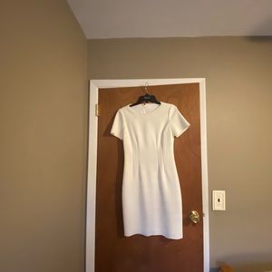 NWOT T Tahari White Dress